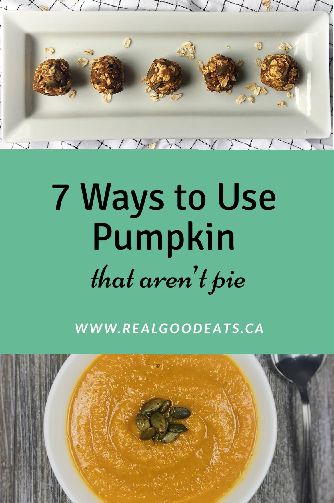 7 ways to use pumpkin that aren't pie blog graphic