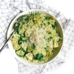 15-minute veggie loaded creamy avocado pasta