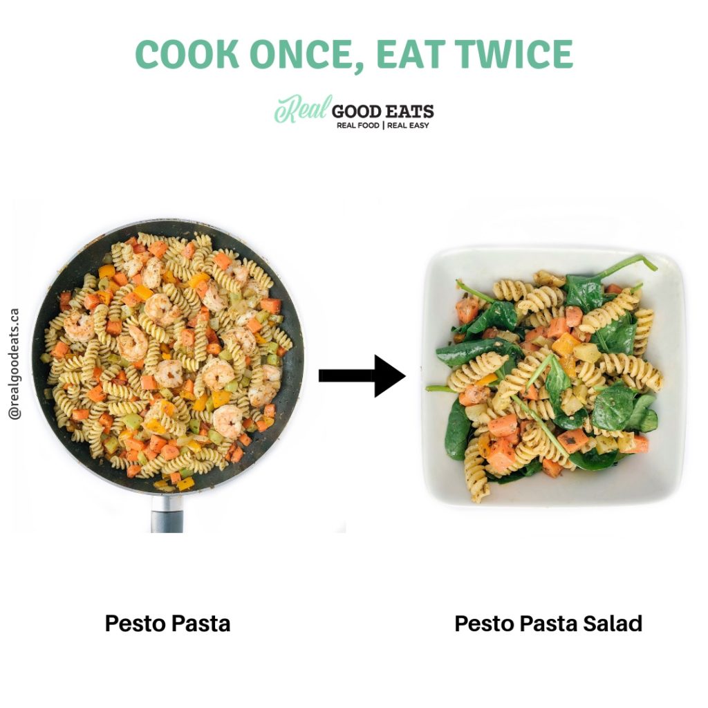 how to use leftover pasta - cold pasta salad