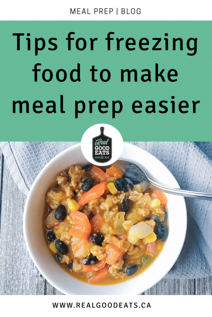 Tips for freezing food to make meal prep easier - blog image