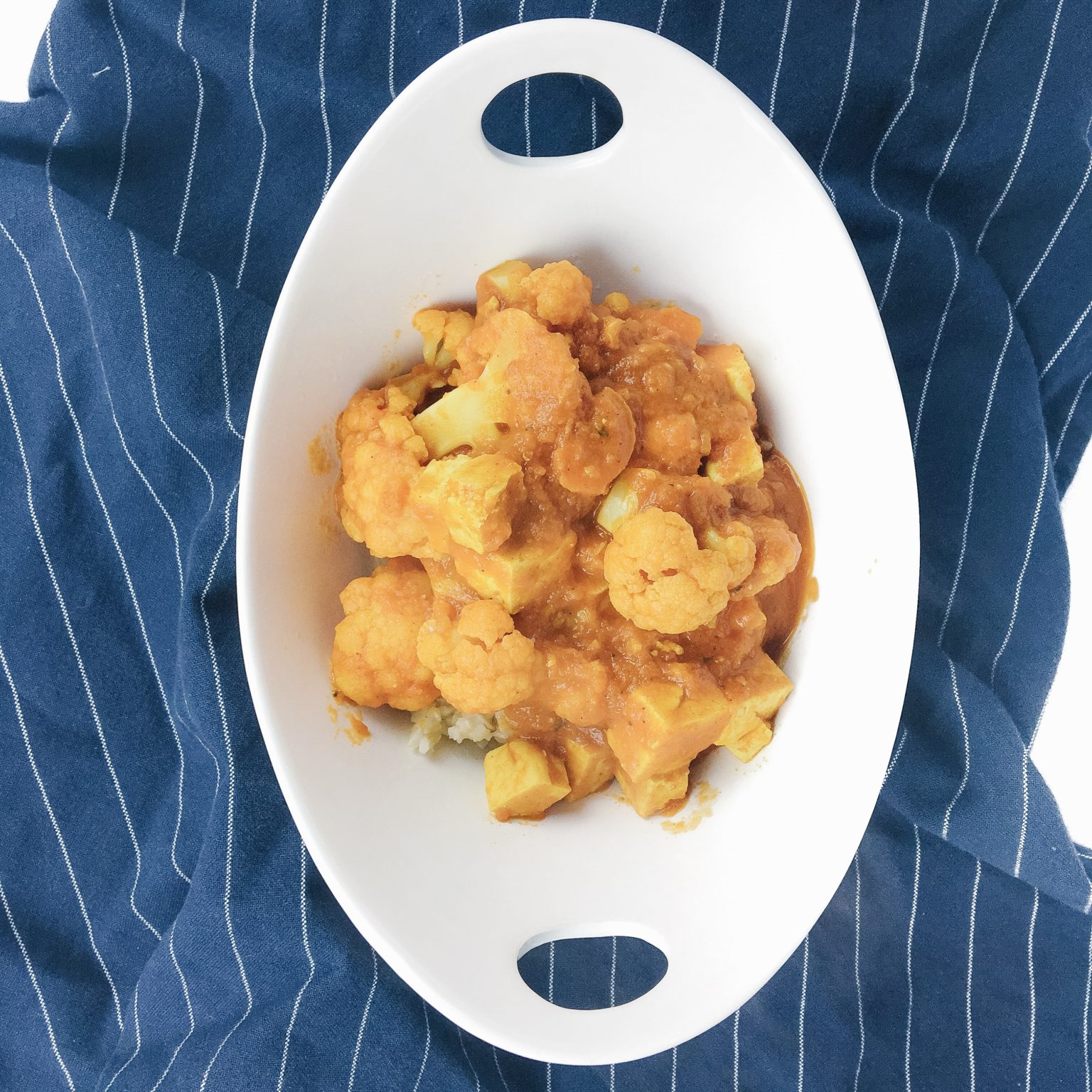 Recipe Review Quick Tofu Cauliflower Korma
