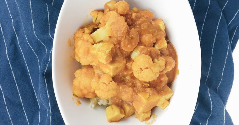 Recipe Review – Quick Tofu Cauliflower Korma