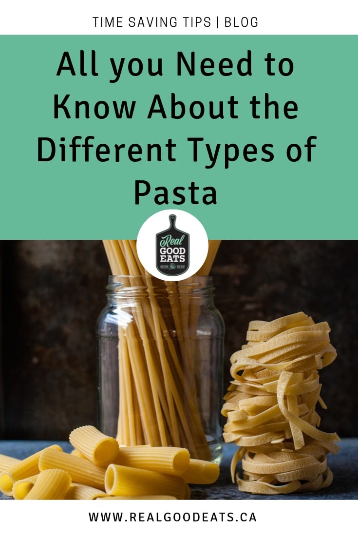 all you need to know about the different types of pasta blog graphic