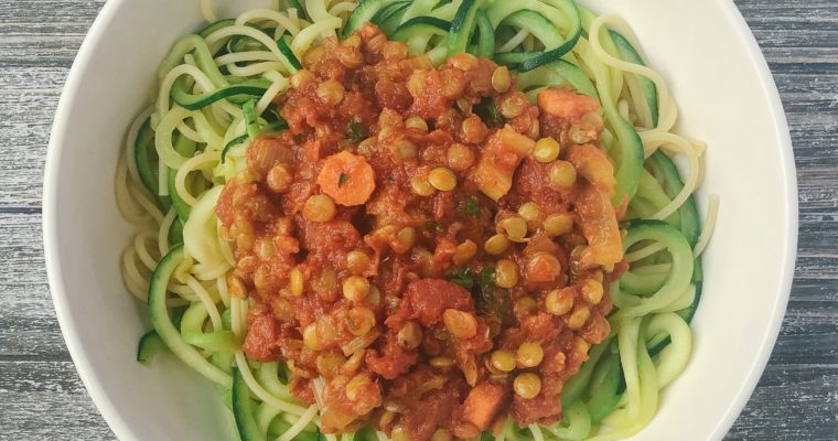 Recipe Review – Lentil Bolognese