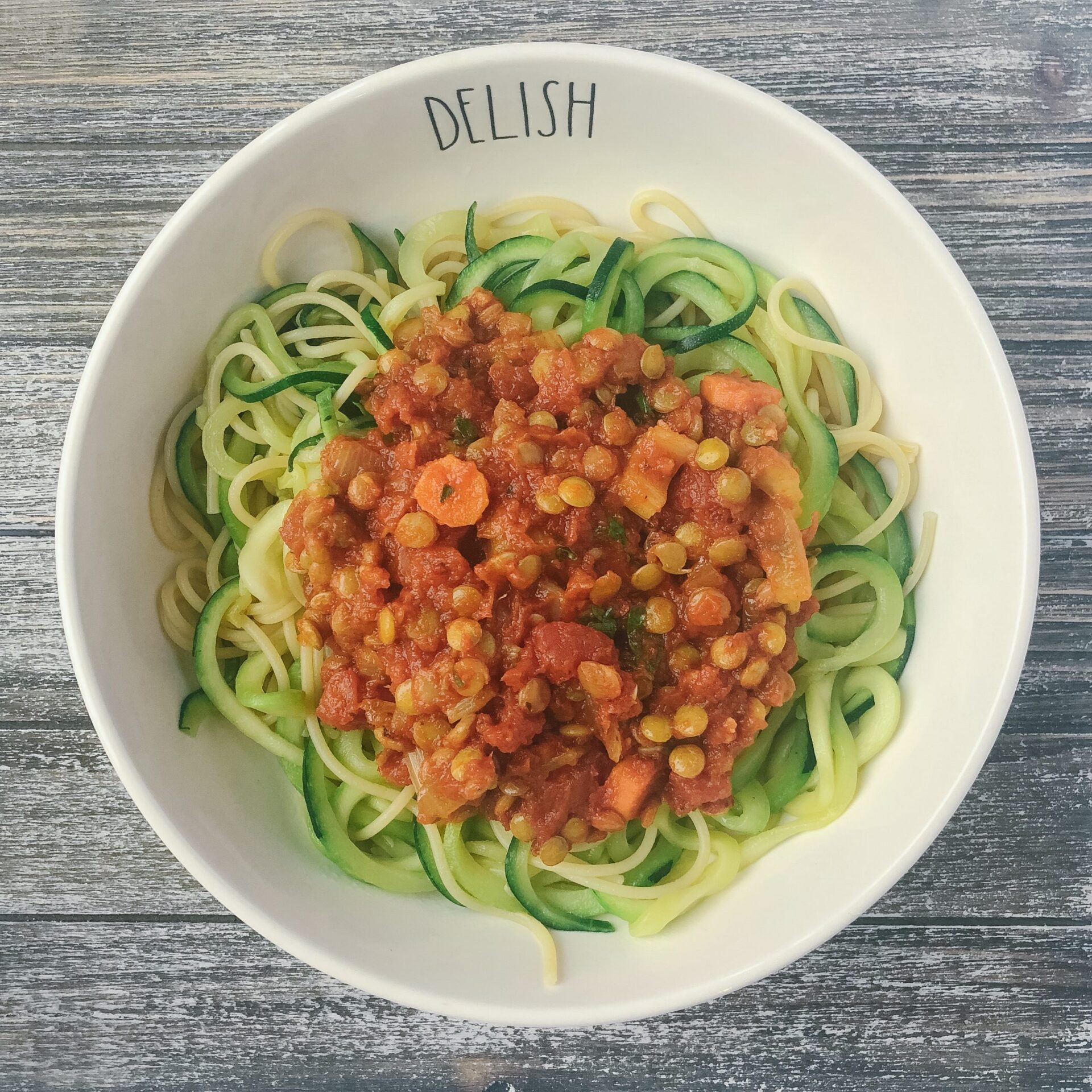 lentil bolognese