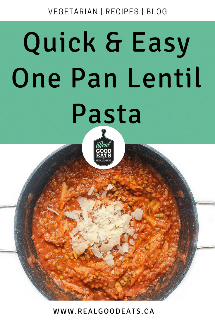 Quick & Easy One-Pan Lentil Pasta Blog