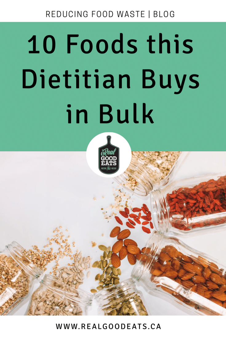 10 foods this registered dietitian buys from the bulk food store