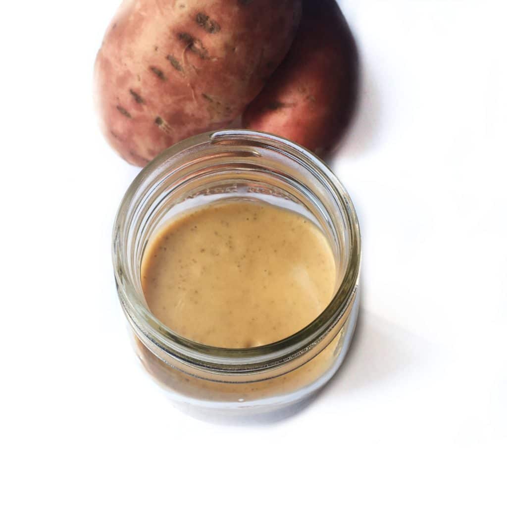 cold weather smoothie - maple cinnamon sweet potato smoothie