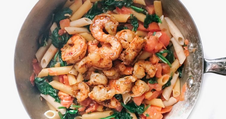 Recipe Review – Shrimp Tomato Spinach Pasta