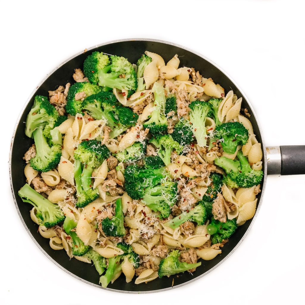 Pasta with Turkey and Broccoli
