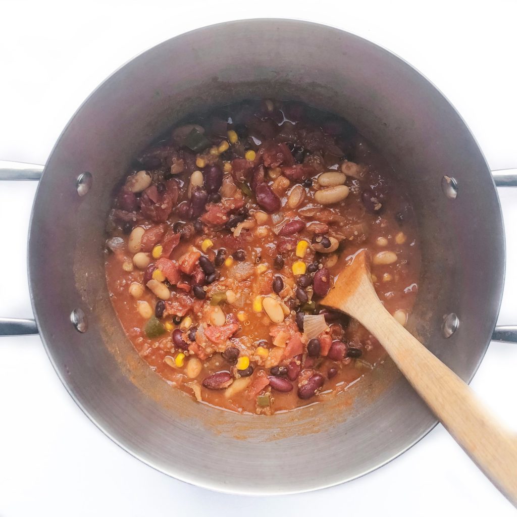 best plant-based recipes for beginners - Vegetarian Quinoa Chili