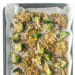 Sheet Pan Smashed Potatoes with Crispy Lentils and Broccoli