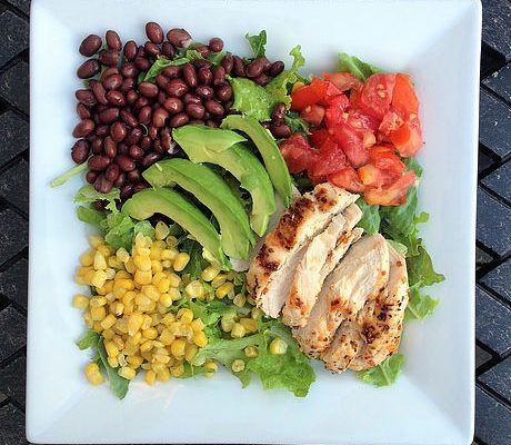 Tex-Mex Salad with Spicy Chipotle Dressing