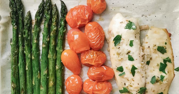 Recipe Review – Sheet Pan Garlic Butter Tilapia