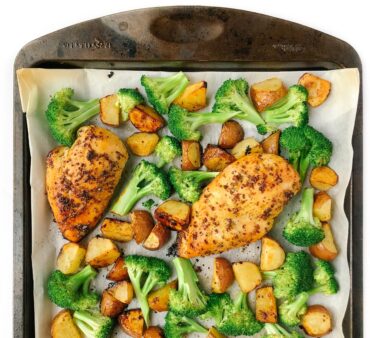 One Pan Honey Garlic Chicken and Veggues