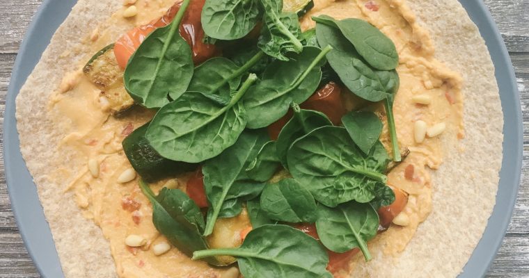 Recipe Review – Hummus and Grilled Veggie Wraps