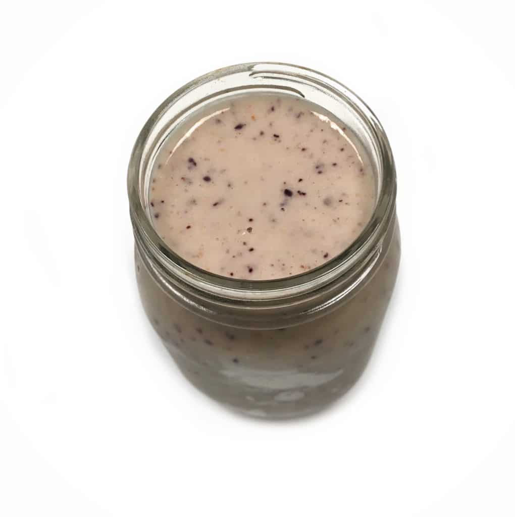 cold weather smoothie - banana fig smoothie