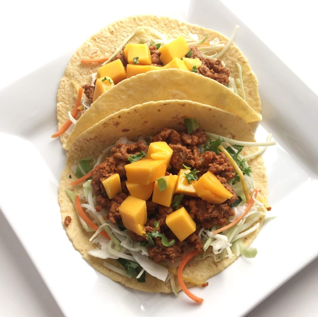 meal-worthy tacos - thai peanut beef tacos