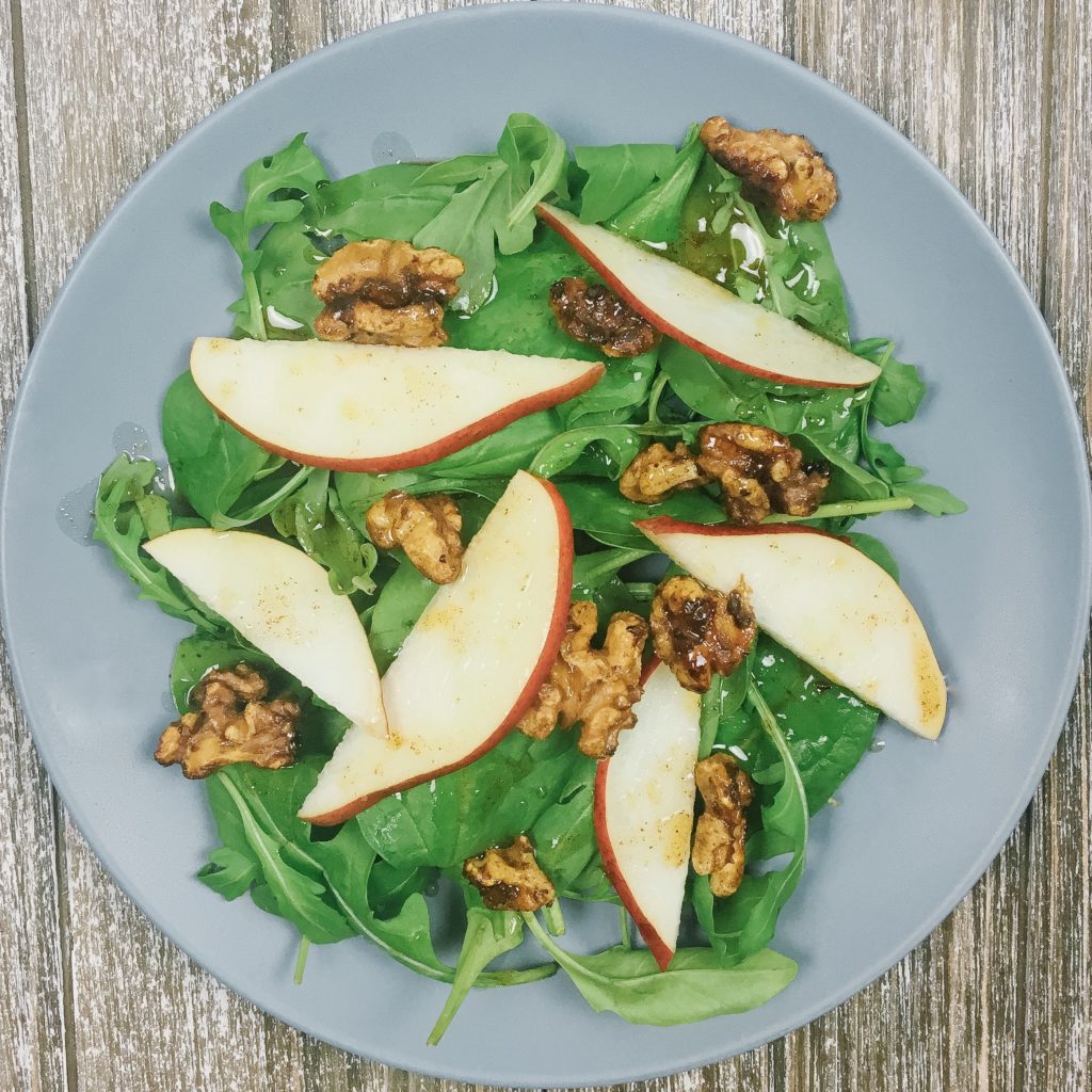 pear walnut salad