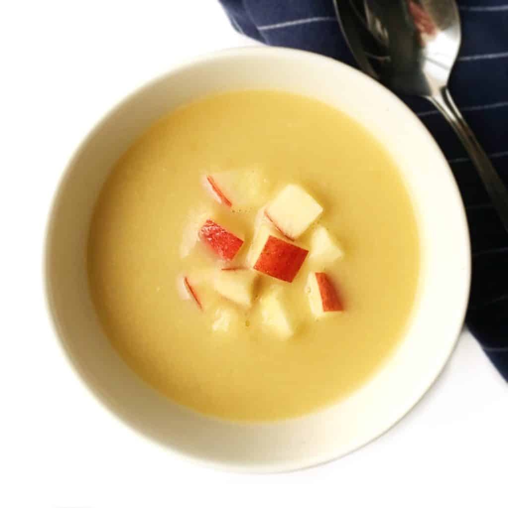 Parsnip, Apple and Brie Soup