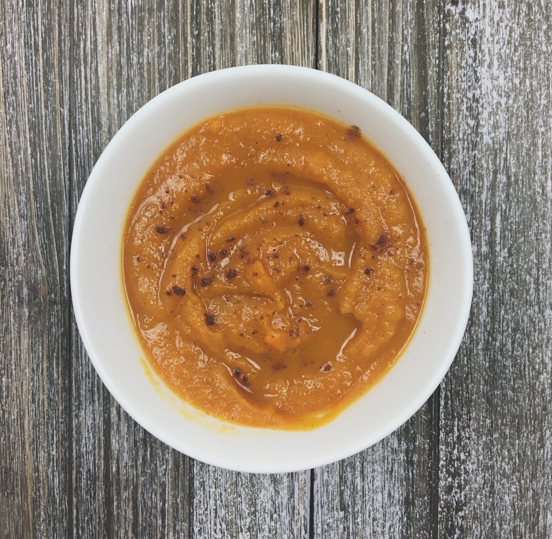 ways to use cinnamon that aren't dessert - cinnamon, sweet potato, and carrot soup