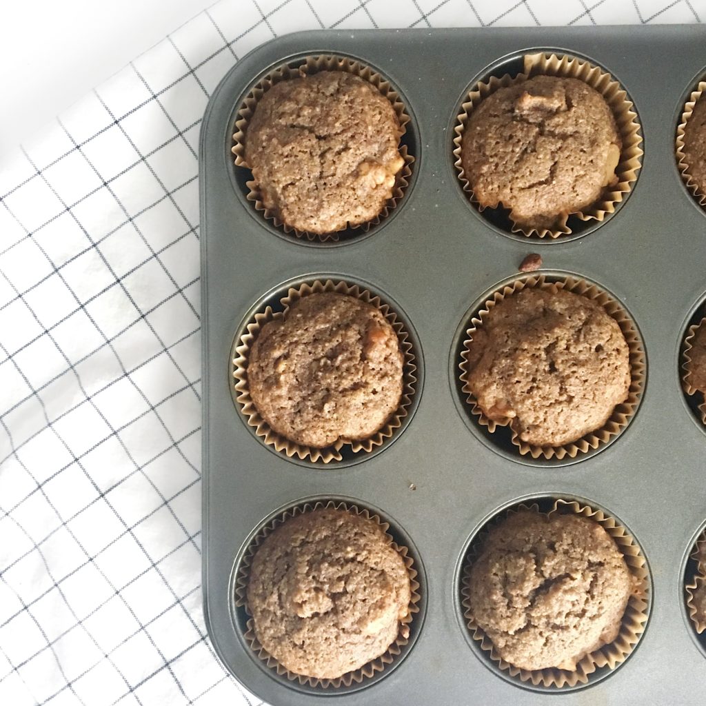 ways to use cinnamon that aren't dessert - cinnamon walnut flax muffins