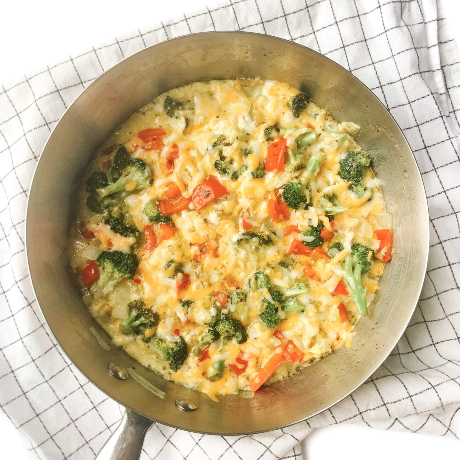 cheese and vegetable frittata