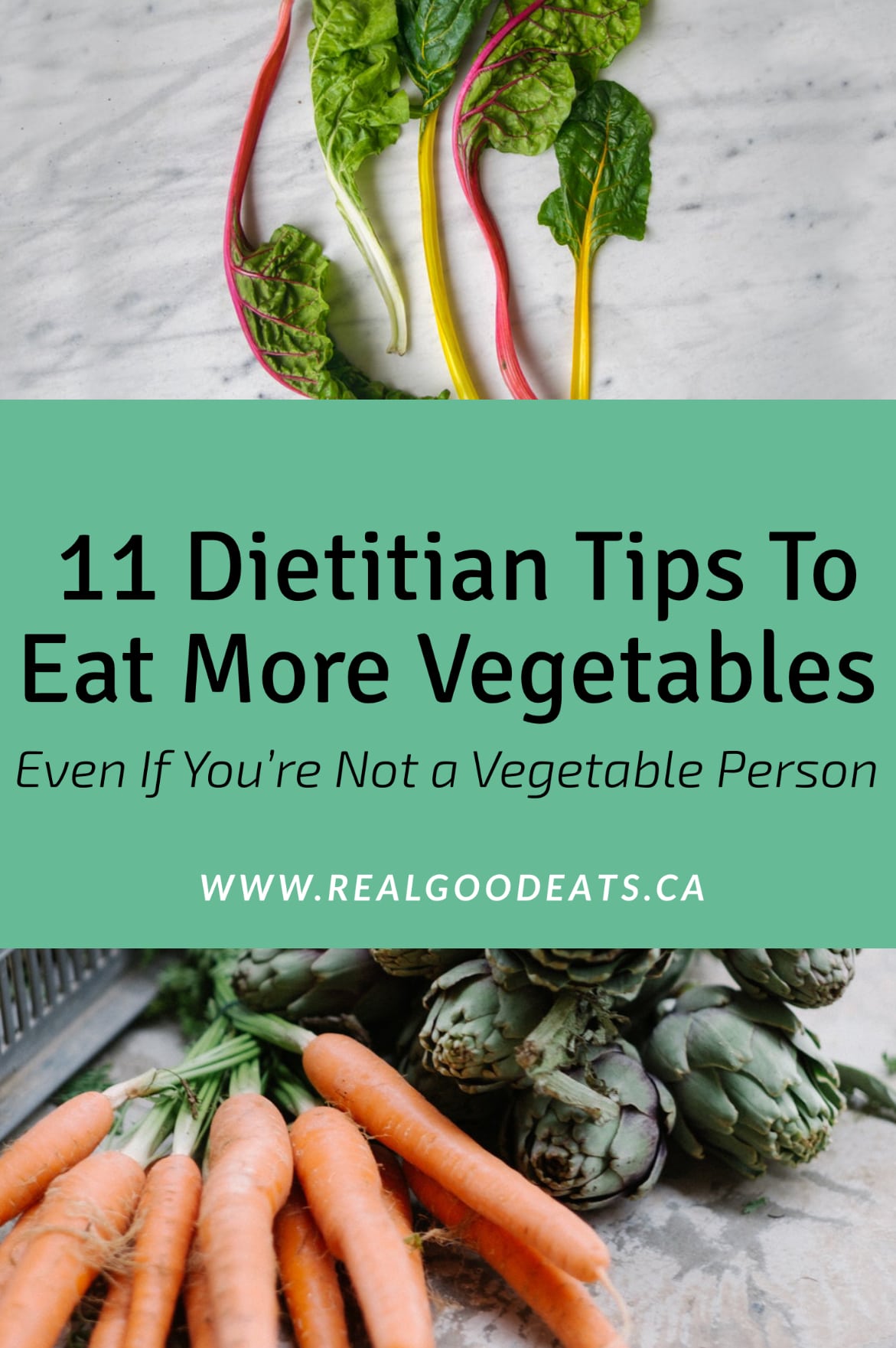 11 dietitian tips to eat more vegetables blog graphic