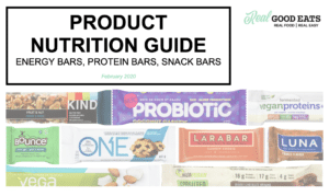 Product nutrition guide title page