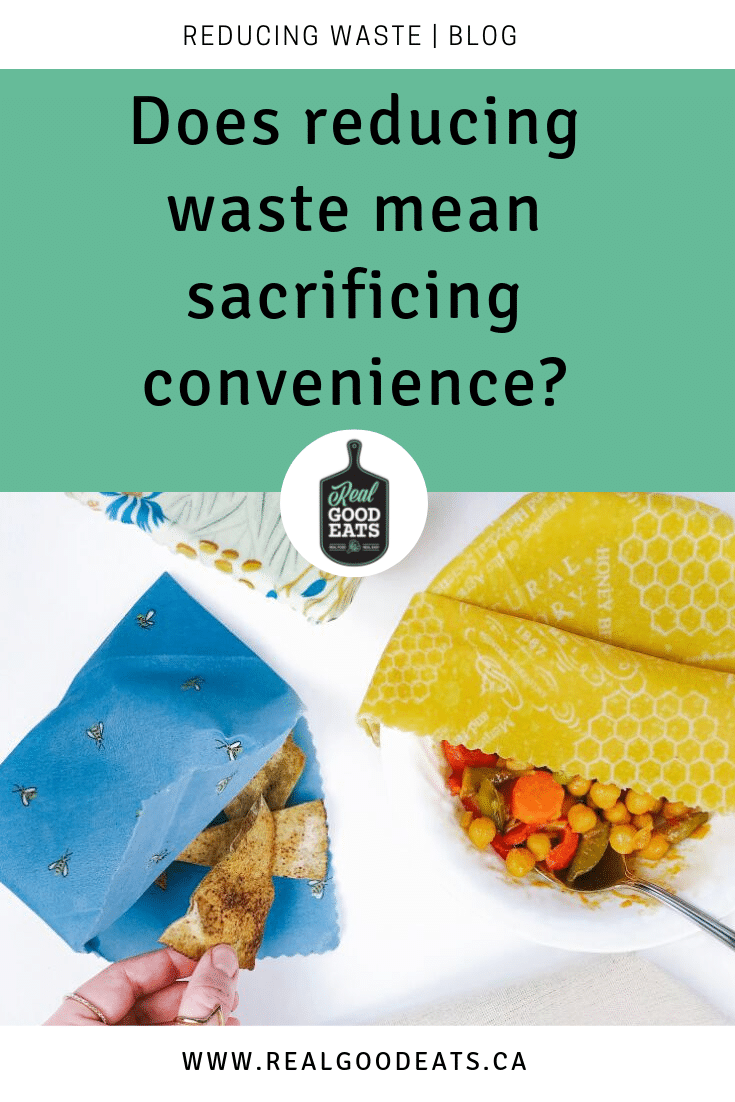 does reducing waste mean sacrificing convenience? Blog graphic