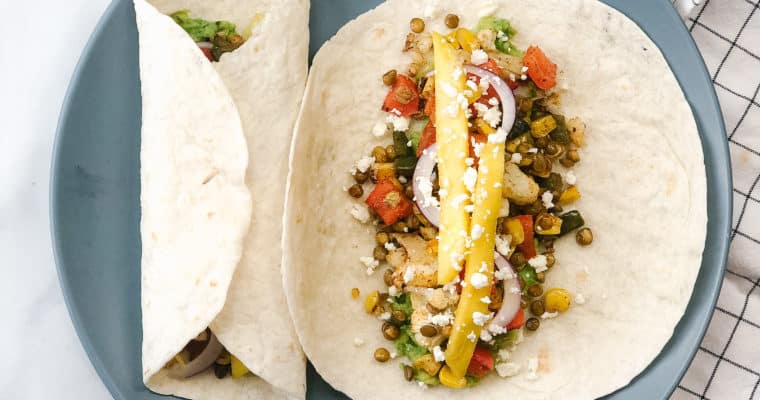 Sheet Pan Summer Roasted Vegetable Tacos