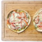 quick and easy lentil pesto pita pizzas