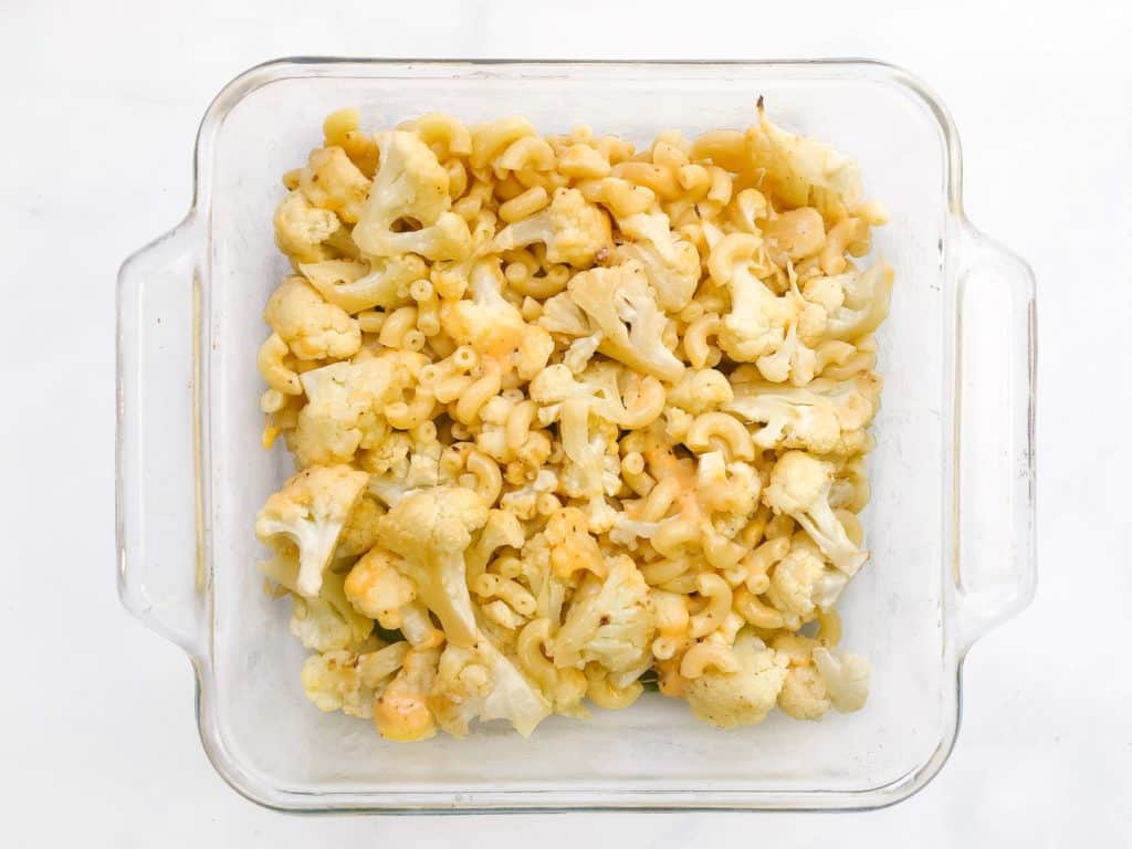 roasted cauliflower macaroni and cheese
