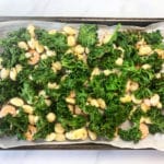 20-minute sheet pan garlicky kale shrimp gnocchi