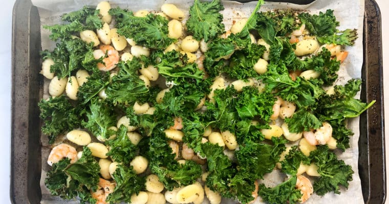 20-Minute Garlicky Shrimp and Kale Gnocchi