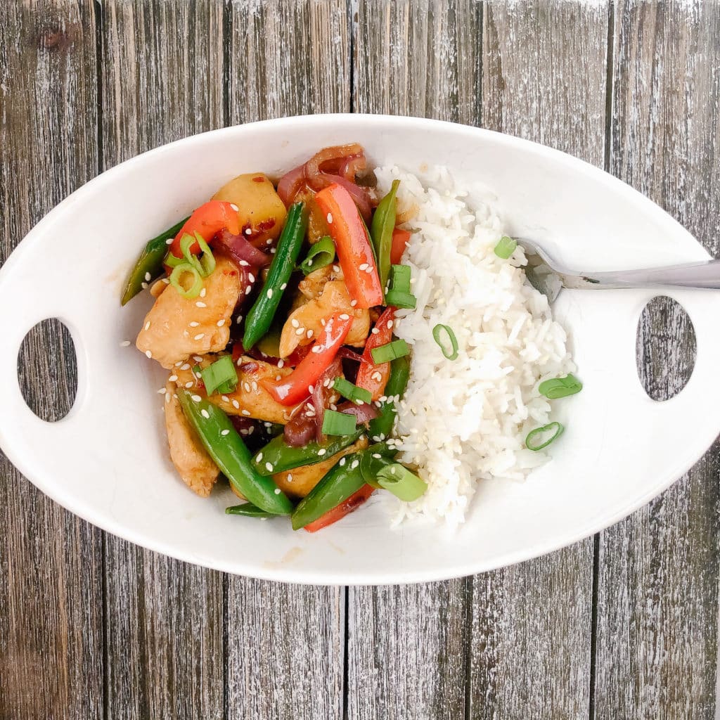 Easy 20-minute sweet chili stir fry 