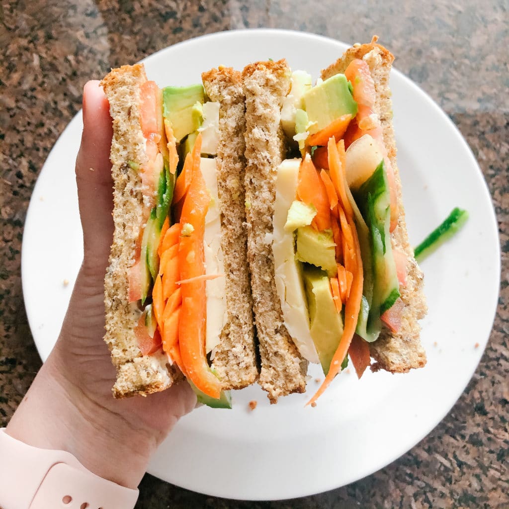 Easy Veggie Loaded Sandwich