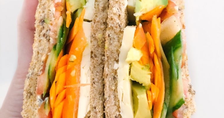 Easy Veggie Loaded Sandwich