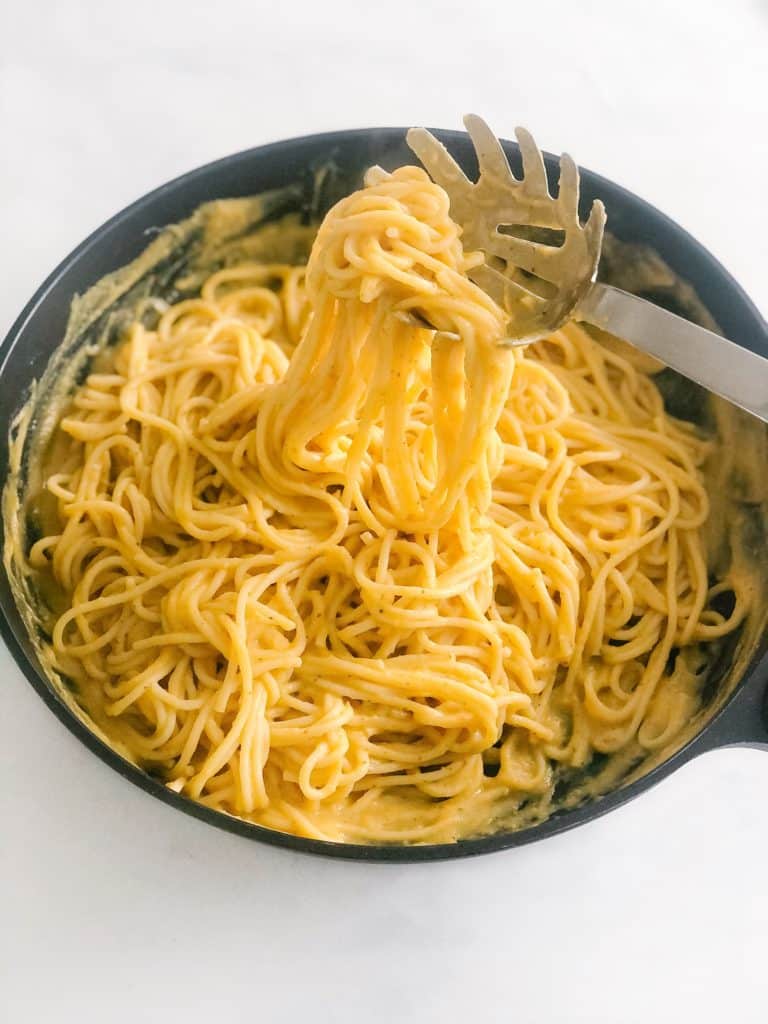 Creamy vegan butternut squash pasta