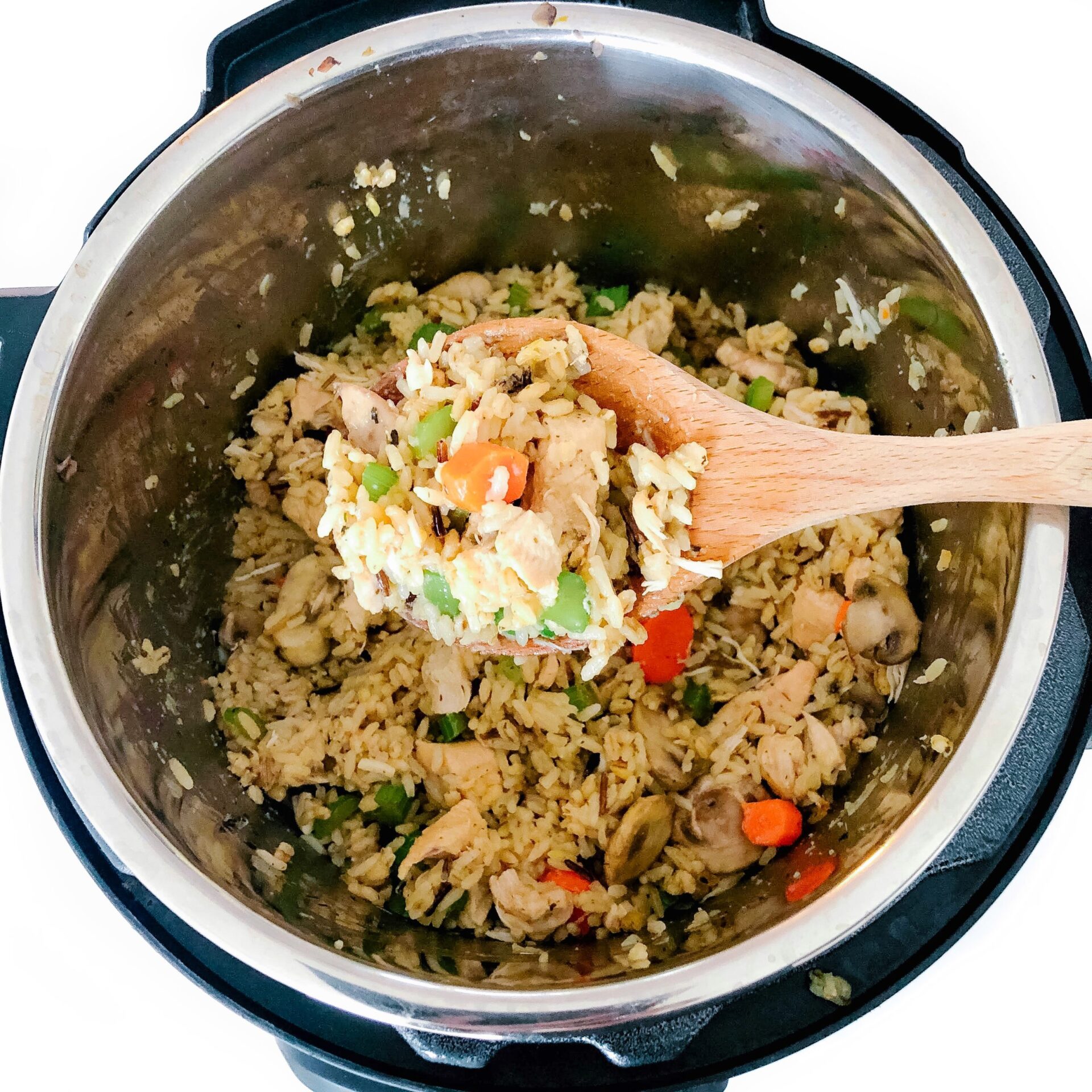 Instant Pot Chicken, Rice, and Vegetable Pilaf