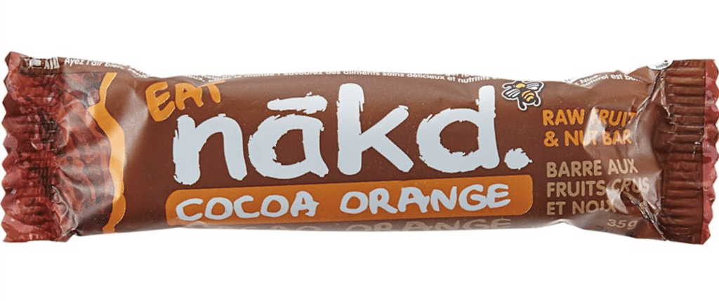 nakd bar - best pre-workout snack bars