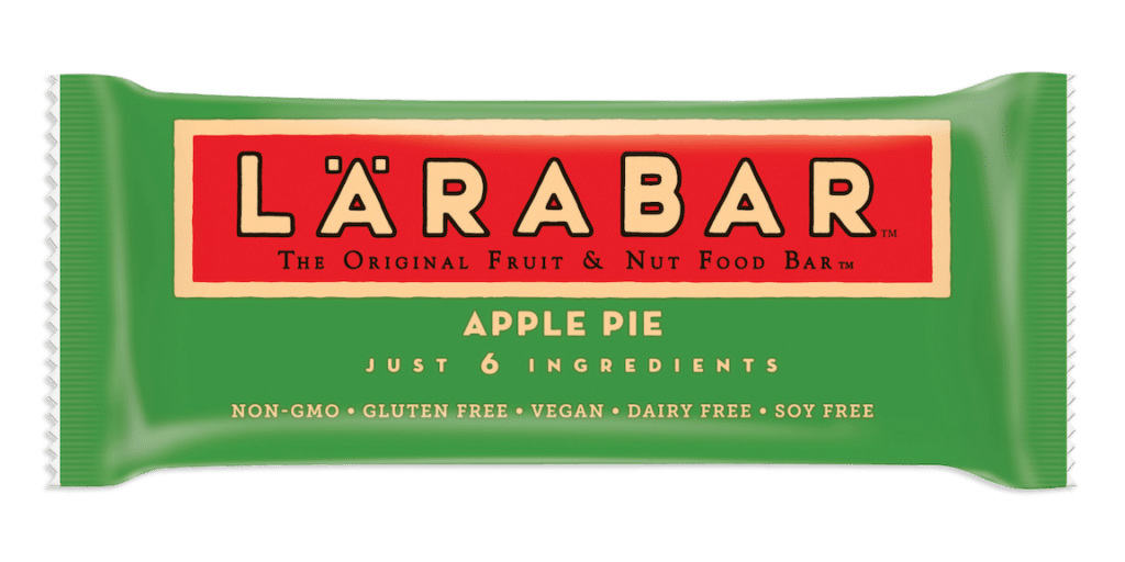 lara bar - best pre-workout snack bar
