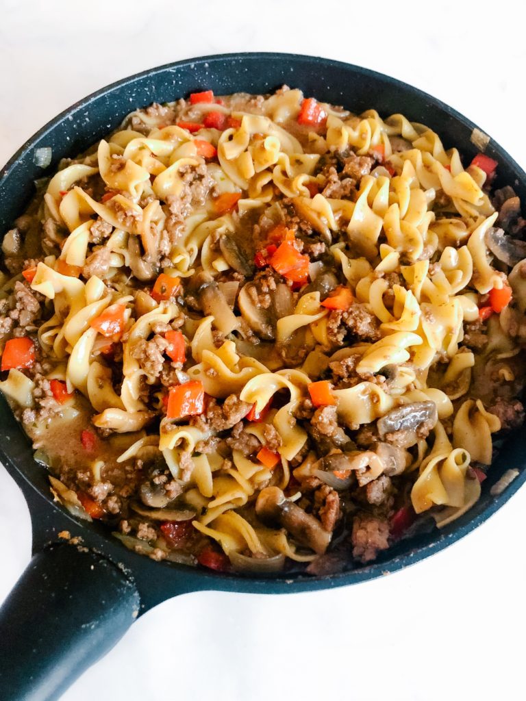 healthy homemade hamburger helper