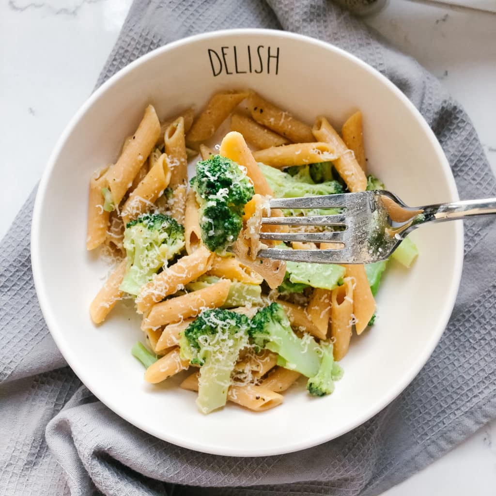 easy one-pot frozen vegetable pasta