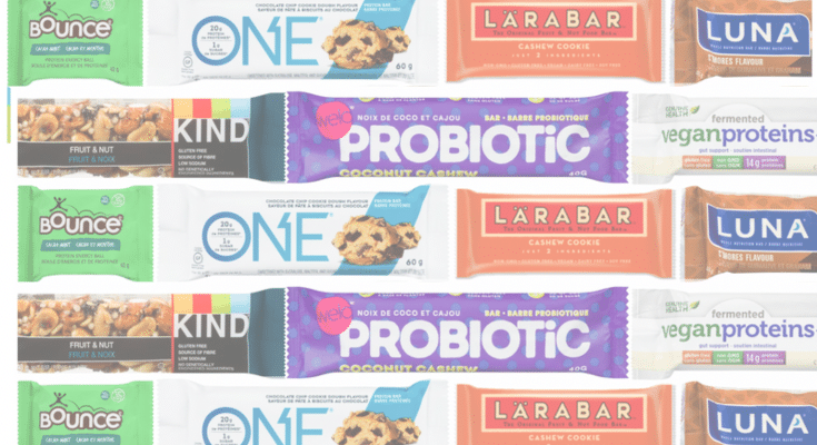 Protein Bar Nutrition Comparison Chart