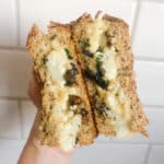 roasted cauliflower grilled cheese