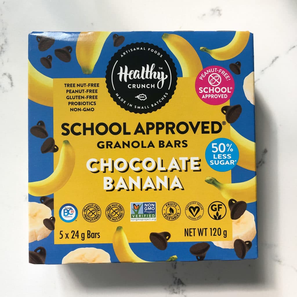 healthy crunch school safe granola bars