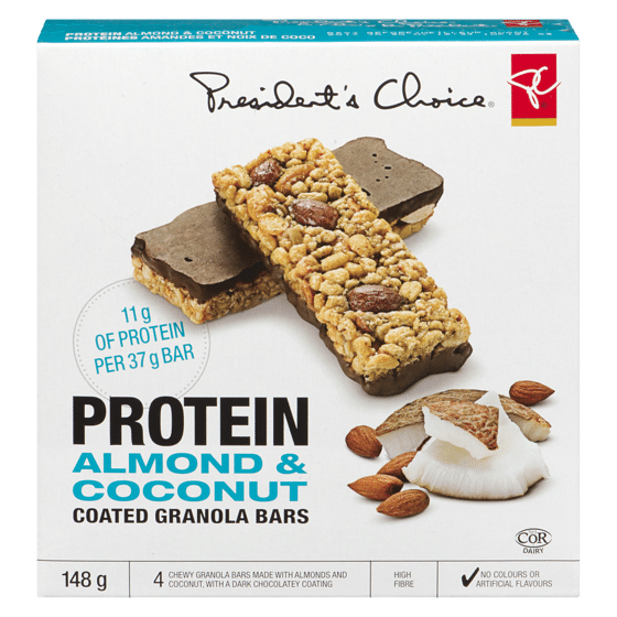 Best Protein Bars you can Buy at the Grocery Store - President's Choice Protein Granola Bar