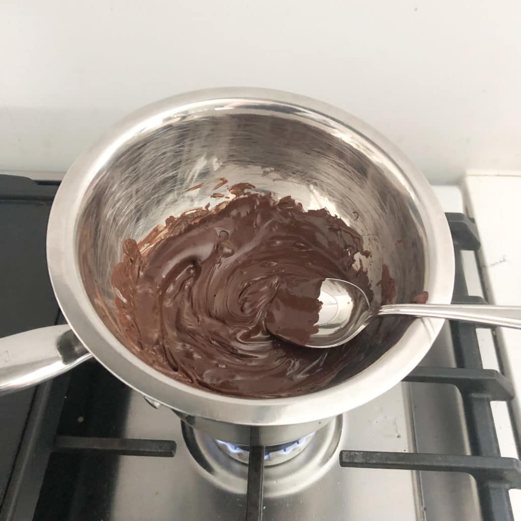 melted chocolate