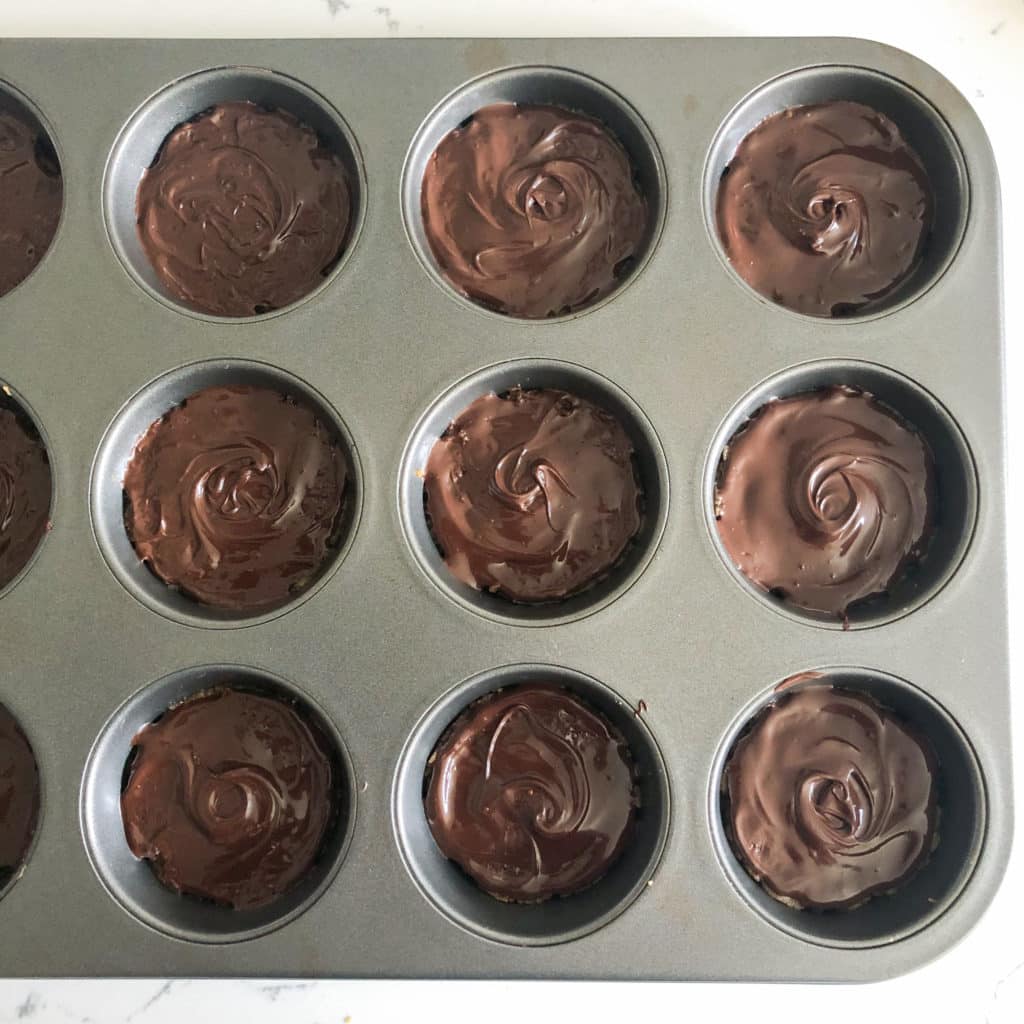 healthy chickpea peanut butter cups